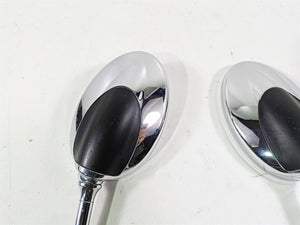 2012 BMW R1200R K27 Chrome Mirror Set & Mounts 71607699091 71609443674 | Mototech271