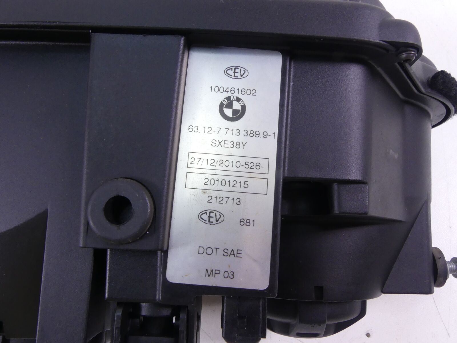 2011 BMW R1200GS R 1200 GS K25 Headlight Head Light Lamp Lens 63127713389 {{ shop.shopifyCountryName }} - Mototech271