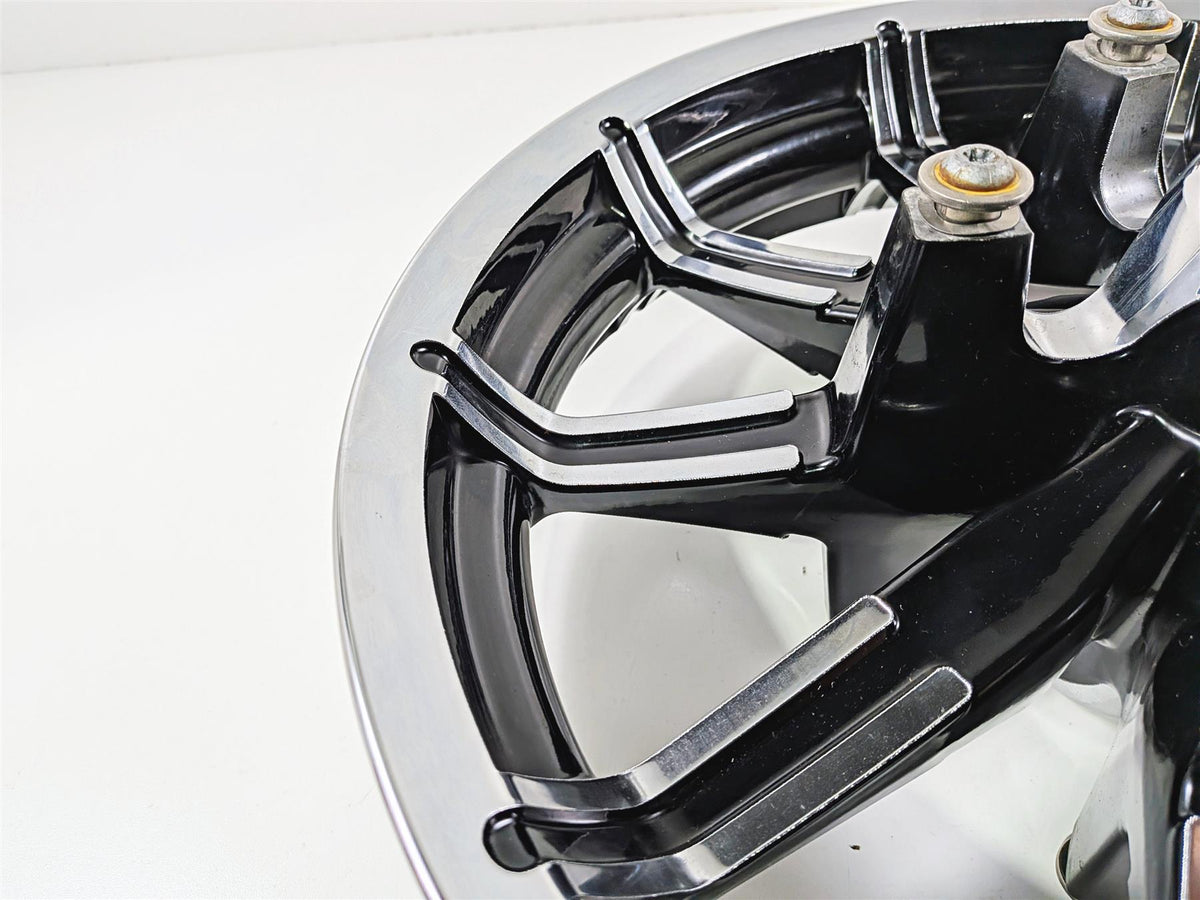 2018 Harley Touring FLHTCU Electra Glide Front Wheel Rim 17x3 Impeller Chrome 43300019-Mototech271
