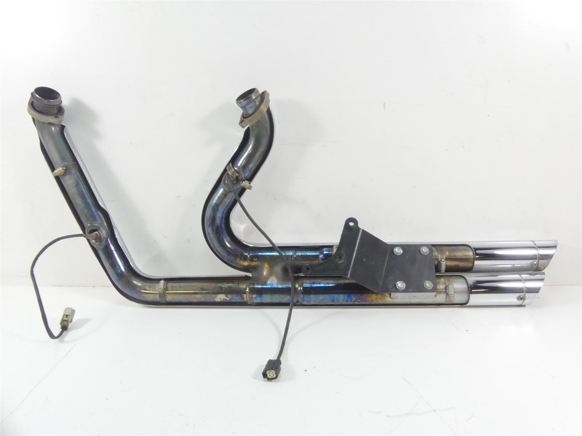 2013 Harley FXDWG Dyna Wide Glide Vance Hines Big Shots Staggered Exhaust 17935 {{ shop.shopifyCountryName }} - Mototech271