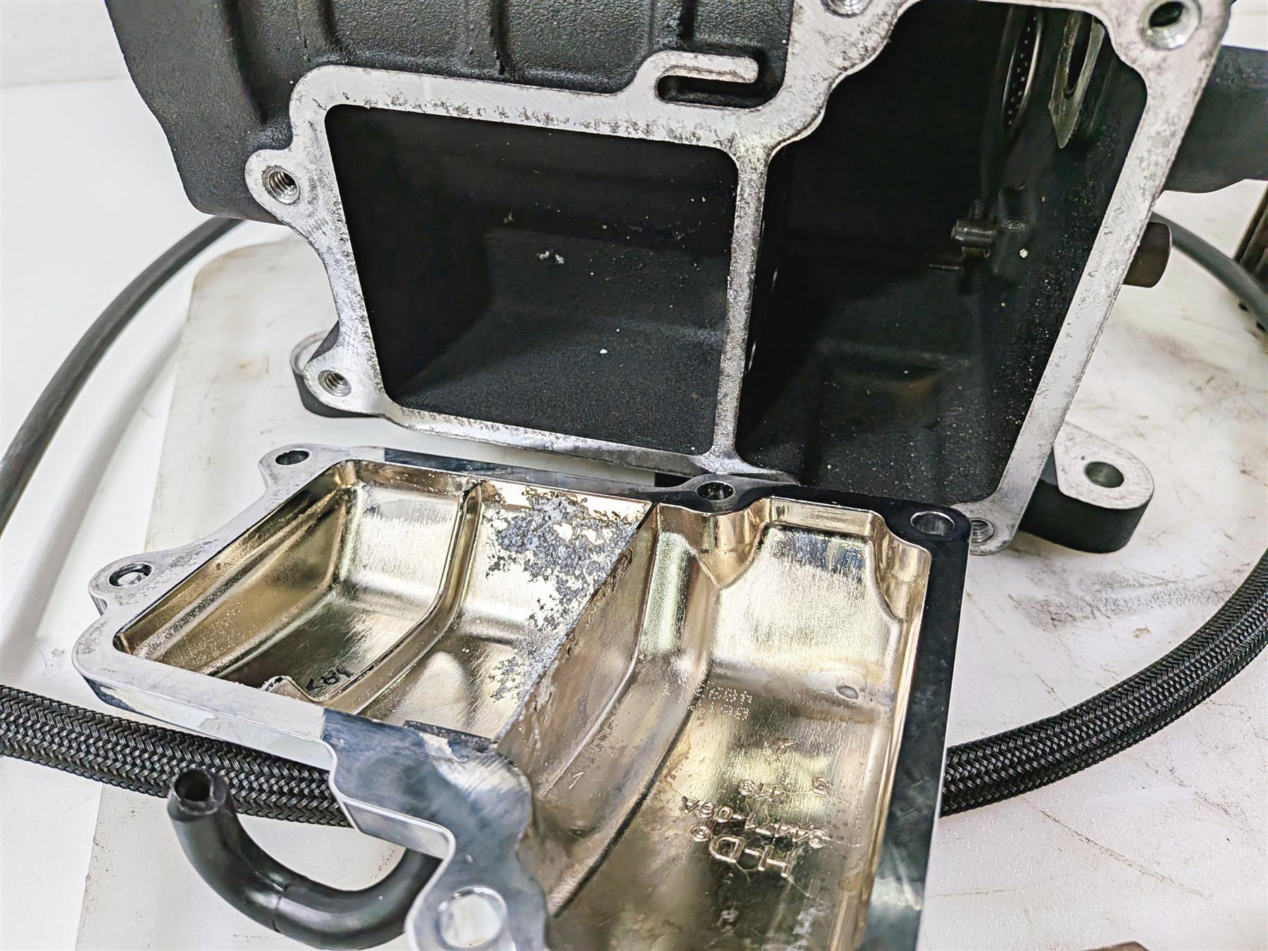 2012 Harley Softail FLSTF Fat Boy Transmission Gear Box Case Housing 34799-07 {{ shop.shopifyCountryName }} - Mototech271