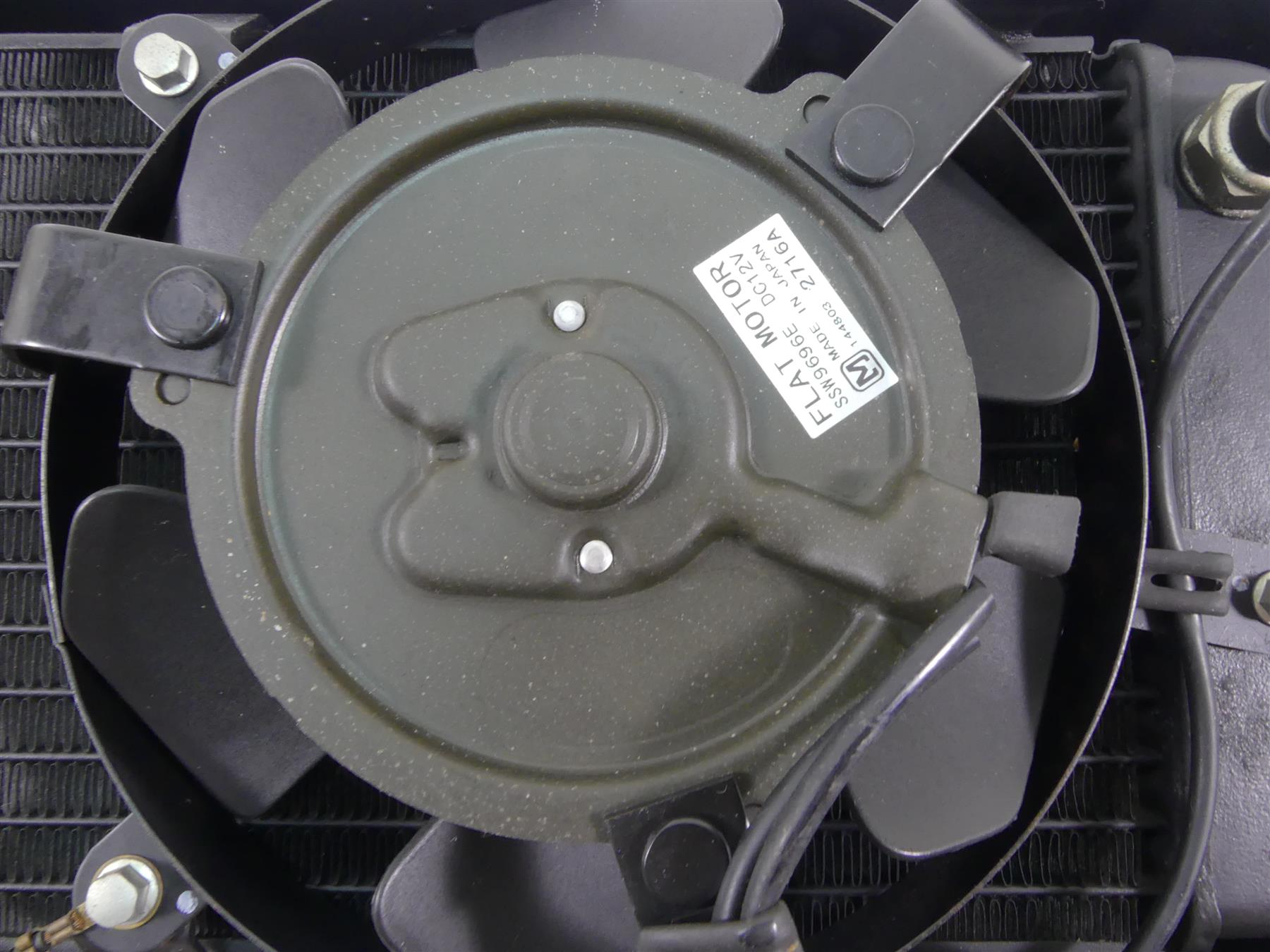2003 Honda VT1100 C2 Shadow Sabre Radiator Fan Cover Reservoir Set 19010-MCK-A01 {{ shop.shopifyCountryName }} - Mototech271