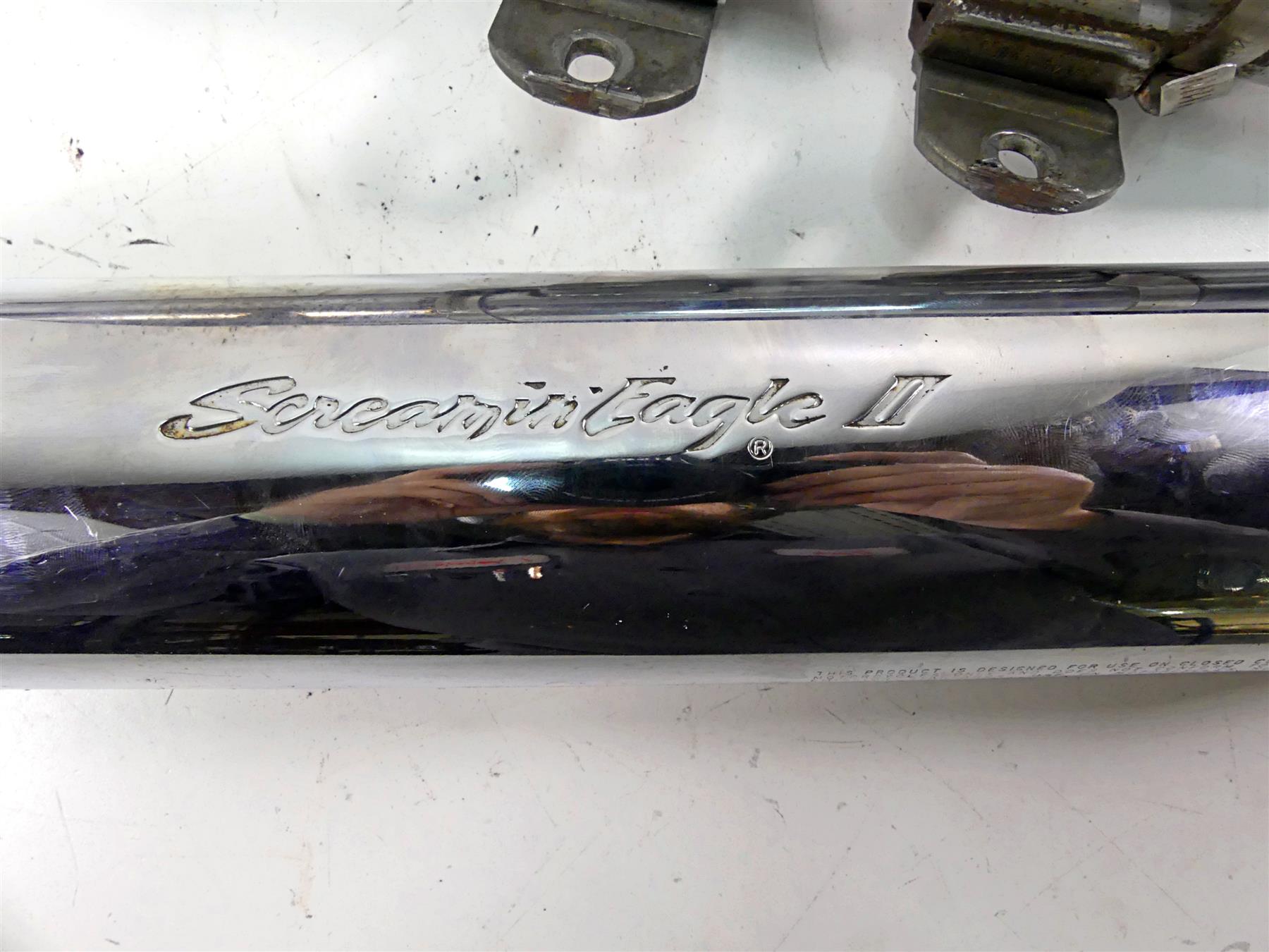 2002 Harley FLSTCI Softail Heritage Screamin Eagle Slash Cut Slip On Pipe Set {{ shop.shopifyCountryName }} - Mototech271