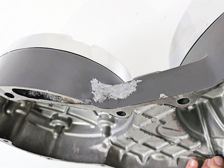 2010 Honda VT1300 CR Stateline Right Side Engine Clutch Cover 11331-MFY-A00 {{ shop.shopifyCountryName }} - Mototech271