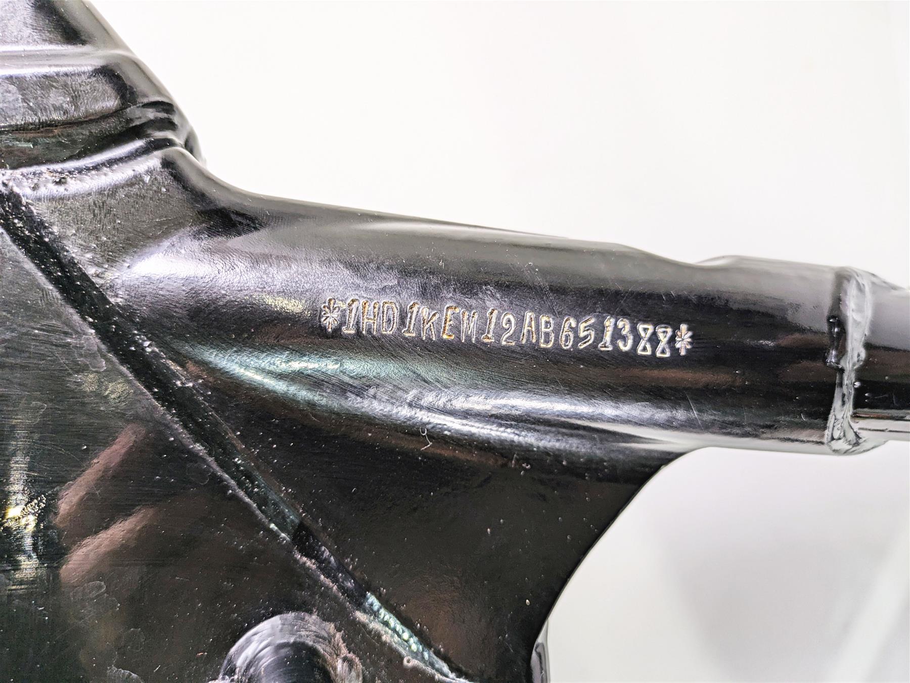 2010 Harley Touring FLHTK Electra Glide Straight Main Frame Chassis With Salvage Louisiana Title 47900-11BHP {{ shop.shopifyCountryName }} - Mototech271