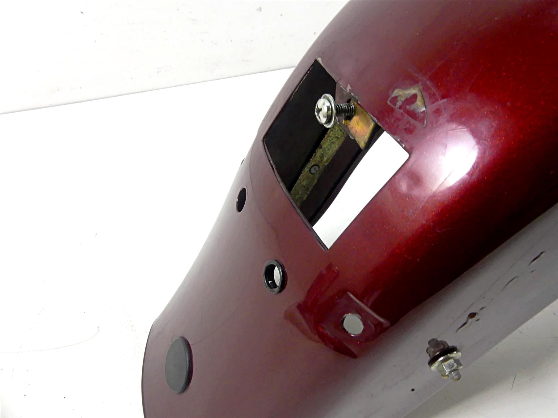 2008 Harley Touring FLHX Street Glide Rear Fender Crimson Red Sunglo 59731-06 {{ shop.shopifyCountryName }} - Mototech271