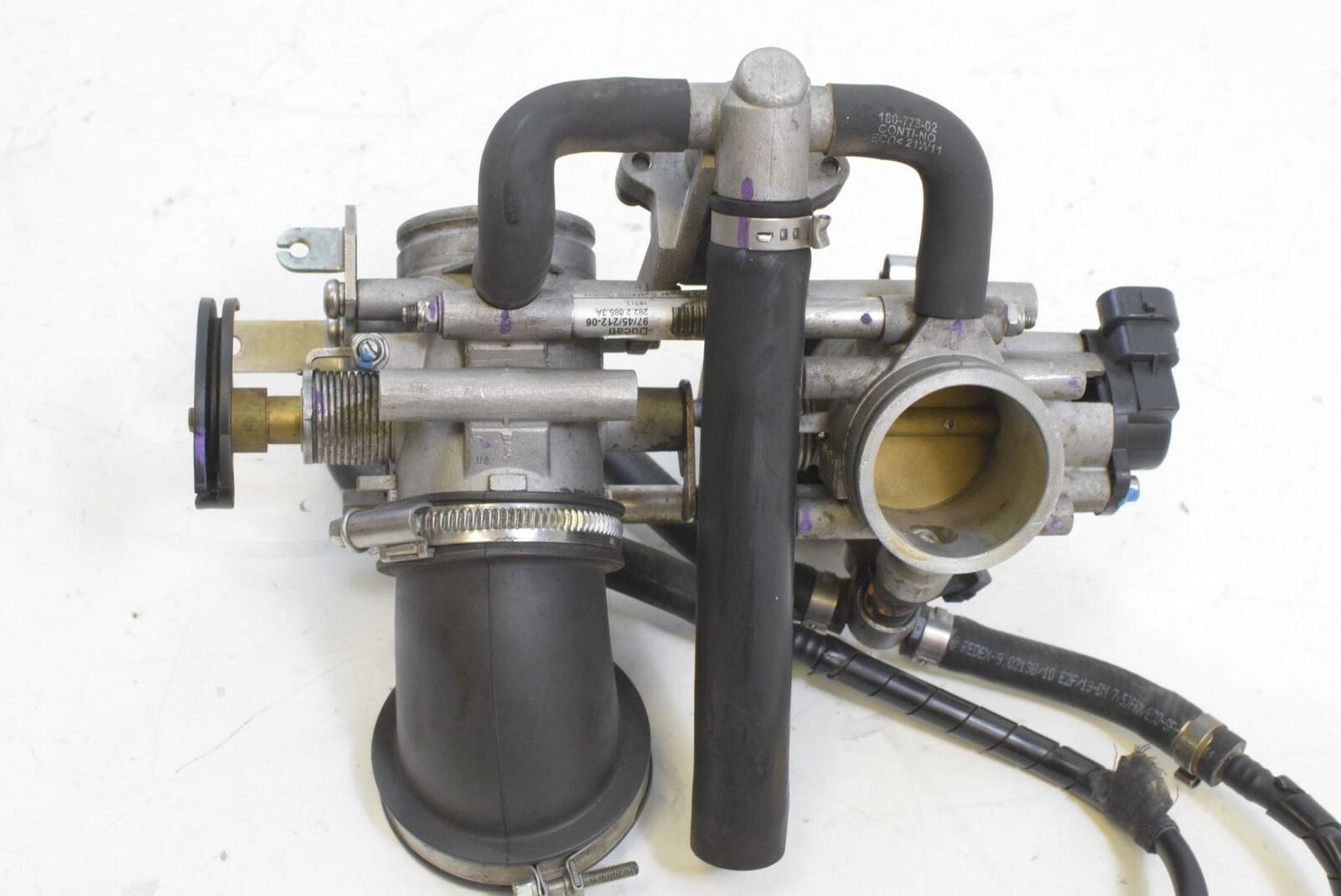 2012 Ducati Hypermotard 1100 Evo SP Throttle Body Fuel Injection 28240851A {{ shop.shopifyCountryName }} - Mototech271