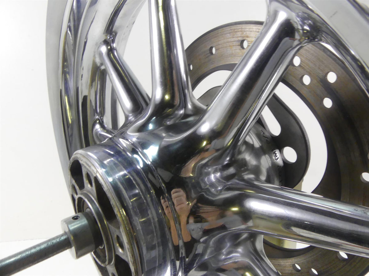 2007 Harley Touring FLHTCU SE CVO Electra Glide Rear Chrome Wheel 16x3 43484-08 {{ shop.shopifyCountryName }} - Mototech271
