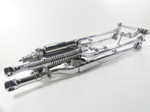 1993 Harley FXSTS Softail Springer Straight Front End Chrome Fork +Axle 45569-88