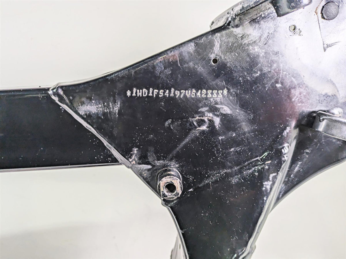 2007 Harley Touring FLTR Road Glide Straight Frame Chassis With Oklahoma Salvage Title 47900-07BHP {{ shop.shopifyCountryName }} - Mototech271