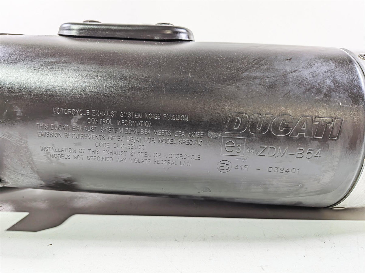2009 Ducati Hypermotard 1100 S Oem Stock Exhaust Muffler Pipe 57311051A 57411051-Mototech271