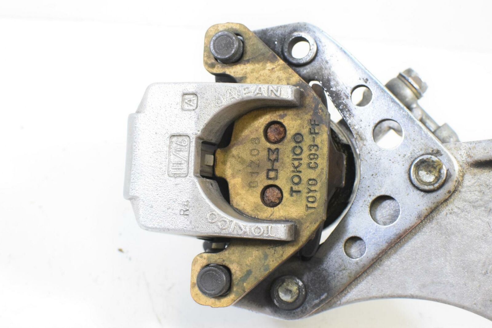 1988 Kawasaki VN1500 Vulcan SE 88 Rear Brake Tokico Caliper W/ Bracket 43041-123 {{ shop.shopifyCountryName }} - Mototech271