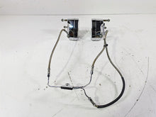 Load image into Gallery viewer, 2007 Harley Touring FLHTCU SE CVO E-Glide Front Chrome Brake Caliper Set 4381-99
