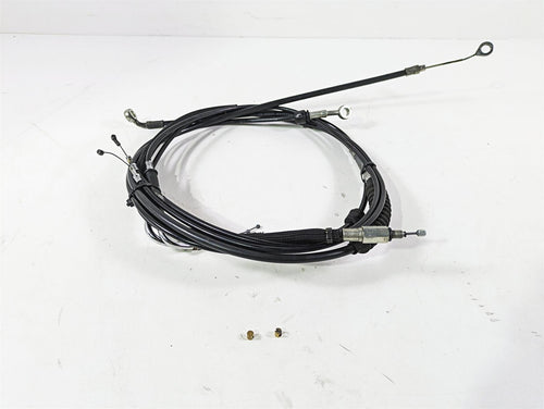 2017 Harley Dyna FXDB Street Bob Brake Clutch Throttle Cable Set 14