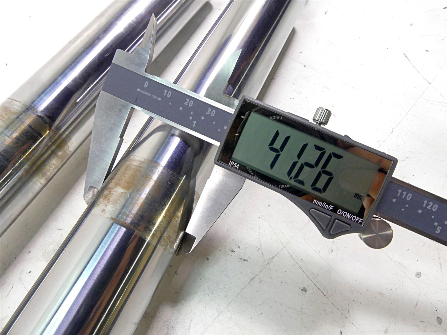 2011 Harley Softail FLSTF Fat Boy Straight 41mm Front Fork Leg Set 45916-07A {{ shop.shopifyCountryName }} - Mototech271