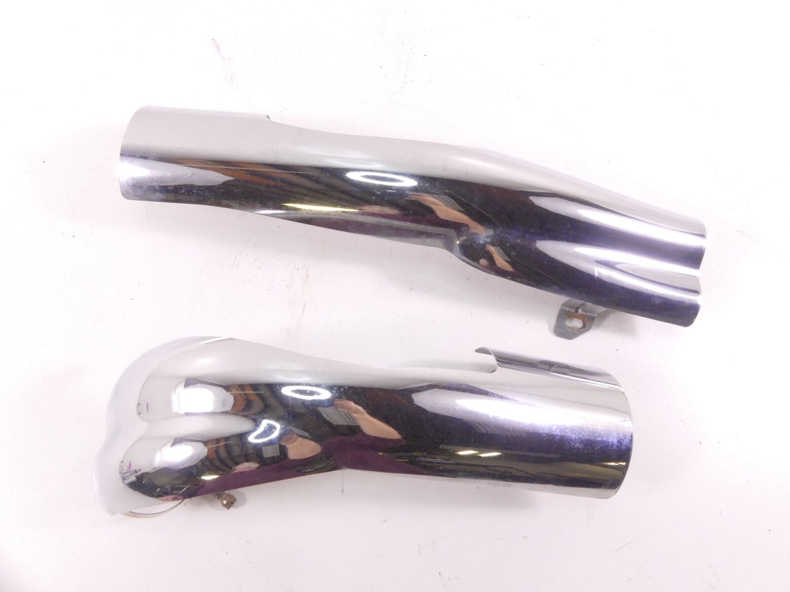 2009 Victory Vision Tour Mid Pipe Chrome Cover Fairing Set 1261795 1261794