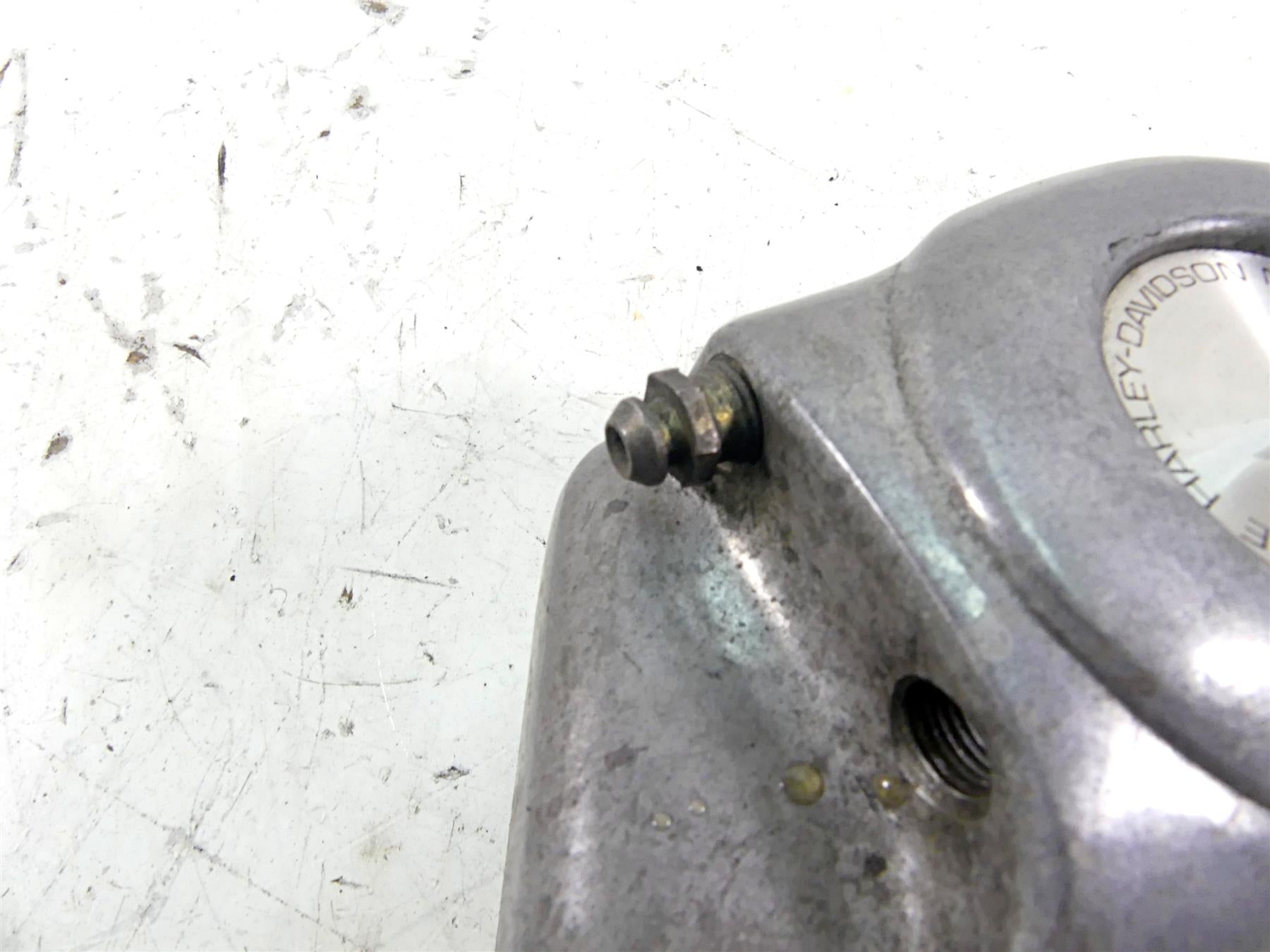 1979 Harley Sportster XLS1000 Roadster Rear Brake Caliper & Bracket 44187-77 {{ shop.shopifyCountryName }} - Mototech271