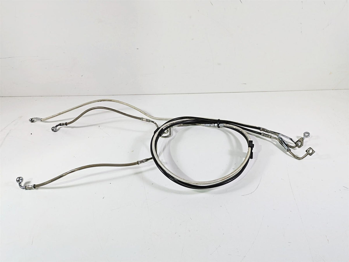2017 Harley Touring FLHTKSE CVO E-Glide Front Abs Brake Line Set 77" 41800573 {{ shop.shopifyCountryName }} - Mototech271