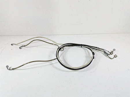 2017 Harley Touring FLHTKSE CVO E-Glide Front Abs Brake Line Set 77" 41800573 {{ shop.shopifyCountryName }} - Mototech271
