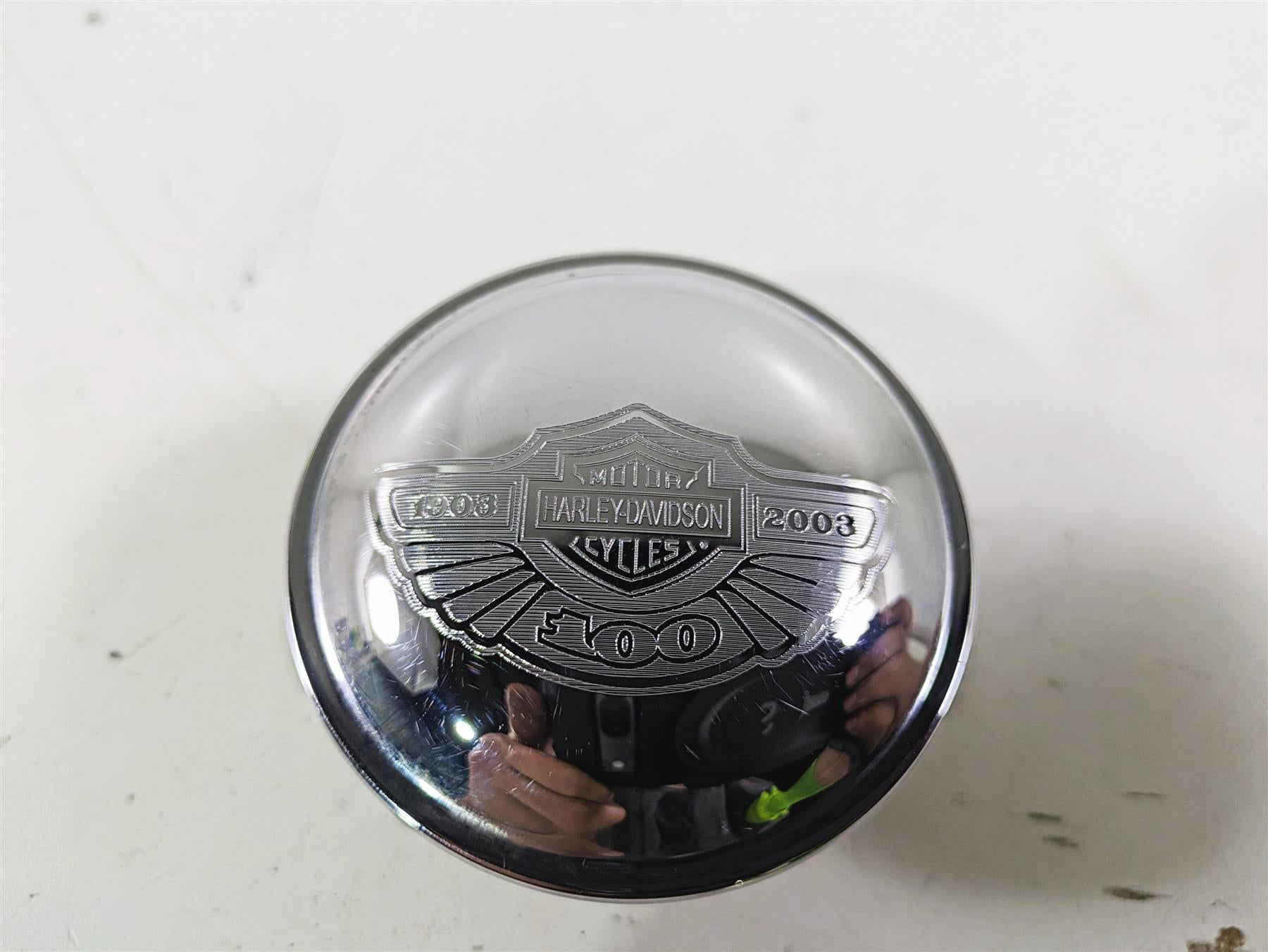 2003 Harley Dyna FXDL Low Rider 100TH Anniversary Oem Fuel Gas Petrol Tank Lid Cap {{ shop.shopifyCountryName }} - Mototech271