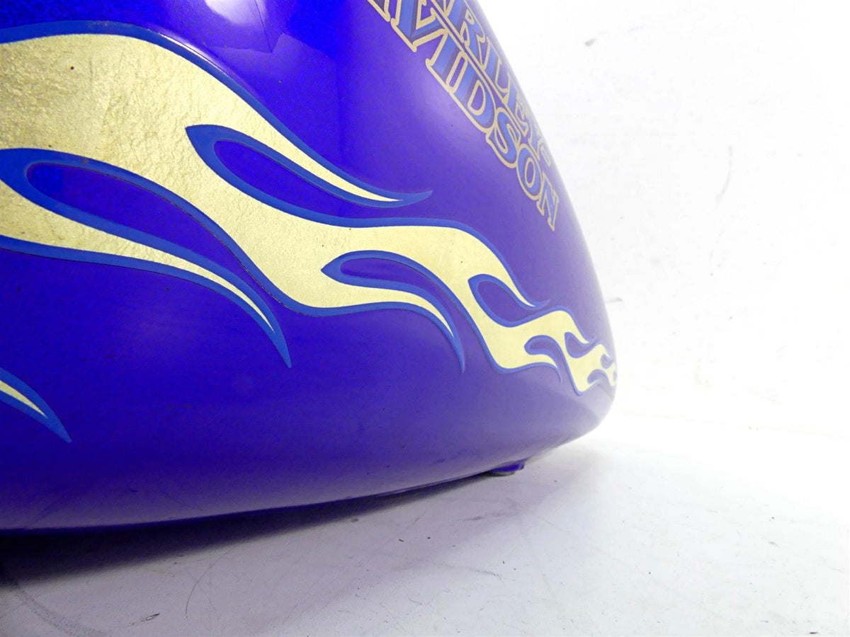 2007 Harley Touring FLHRSE CVO Road King Fuel Gas Tank Candy Cobalt 61387-07 {{ shop.shopifyCountryName }} - Mototech271