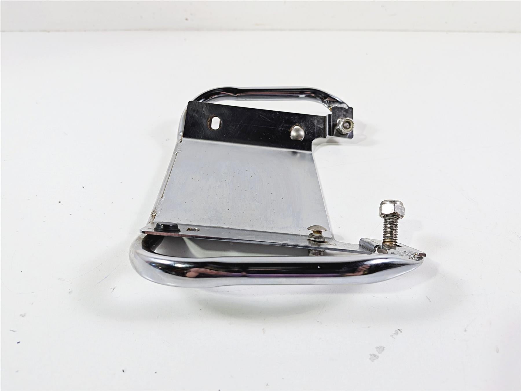 1993 Harley Touring FLHTCU Electra Glide License Plate Holder Chrome {{ shop.shopifyCountryName }} - Mototech271