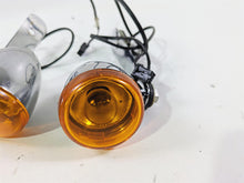 Load image into Gallery viewer, 2015 Harley FXDF Dyna Fat Bob Rear Blinker Turn Signal Set Chrome 68821-00
