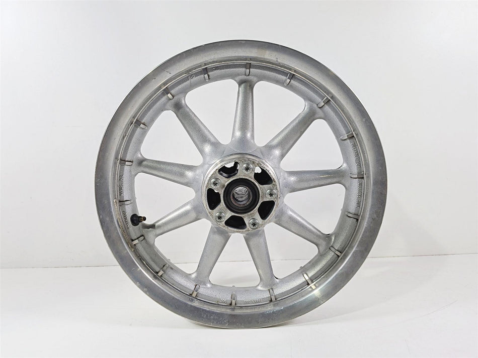 2004 Harley Touring FLTRI Road Glide Straight 9 Spoke 16x3 Front Wheel Rim 43421-00-Mototech271