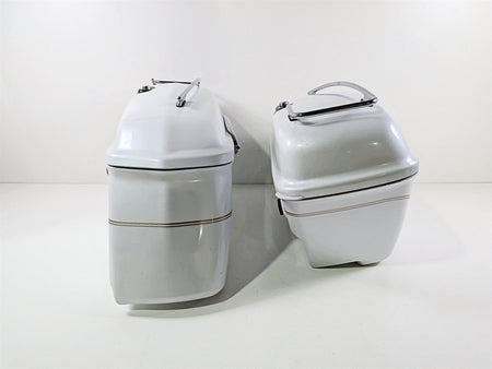2006 Yamaha XVZ1300 Royal Star Left Right Saddle Bag Set White 4XY-Y2843-2H-P2 {{ shop.shopifyCountryName }} - Mototech271