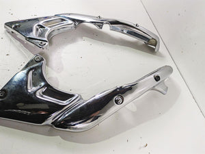 1998 Moto Guzzi California 1100 EV Rear Side Chrome Cover Fairing Set GU03467300 | Mototech271