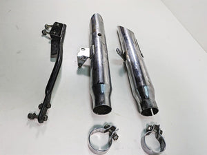 1986 Harley Sportster XLH 883 Oem Slip On Slash Cut Muffler Silencer Set | Mototech271