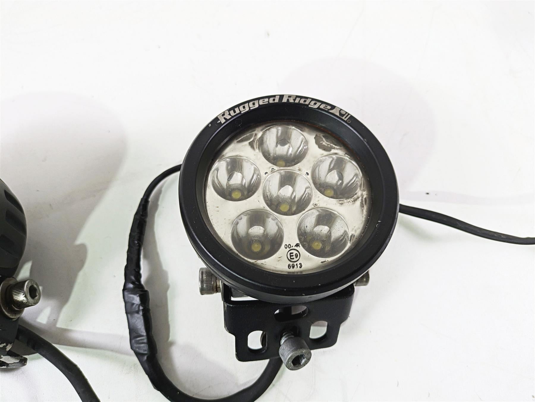 2016 Moto Guzzi Stelvio 1200 8V NTX Rugged Ridge Led Fog Spot Light Lamp Set {{ shop.shopifyCountryName }} - Mototech271