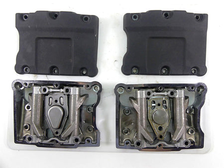 2017 Harley Dyna FXDB Street Bob Black Rocker Box Valve Cover Set 17571-99 {{ shop.shopifyCountryName }} - Mototech271