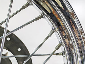 2003 Harley Dyna FXDL Low Rider 100TH Front Wheel Rim 19x2.5 Wobble 43105-05A | Mototech271