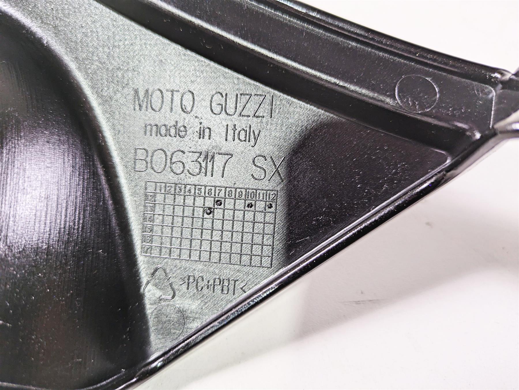 2014 Moto Guzzi California 1400 Touring Rear Shock Cover Fairing Set B063117 {{ shop.shopifyCountryName }} - Mototech271