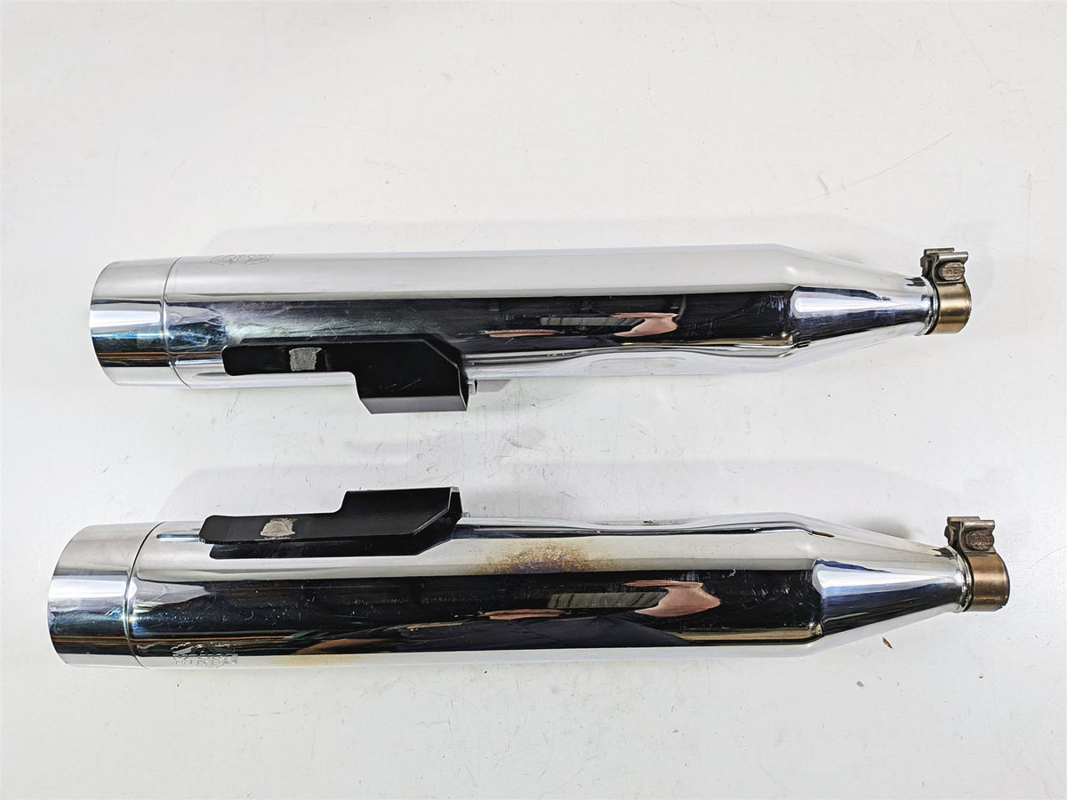 2015 Harley Touring FLTRUSE CVO Road Glide Vance Hines 4" Exhaust Muffler Pipes-Mototech271