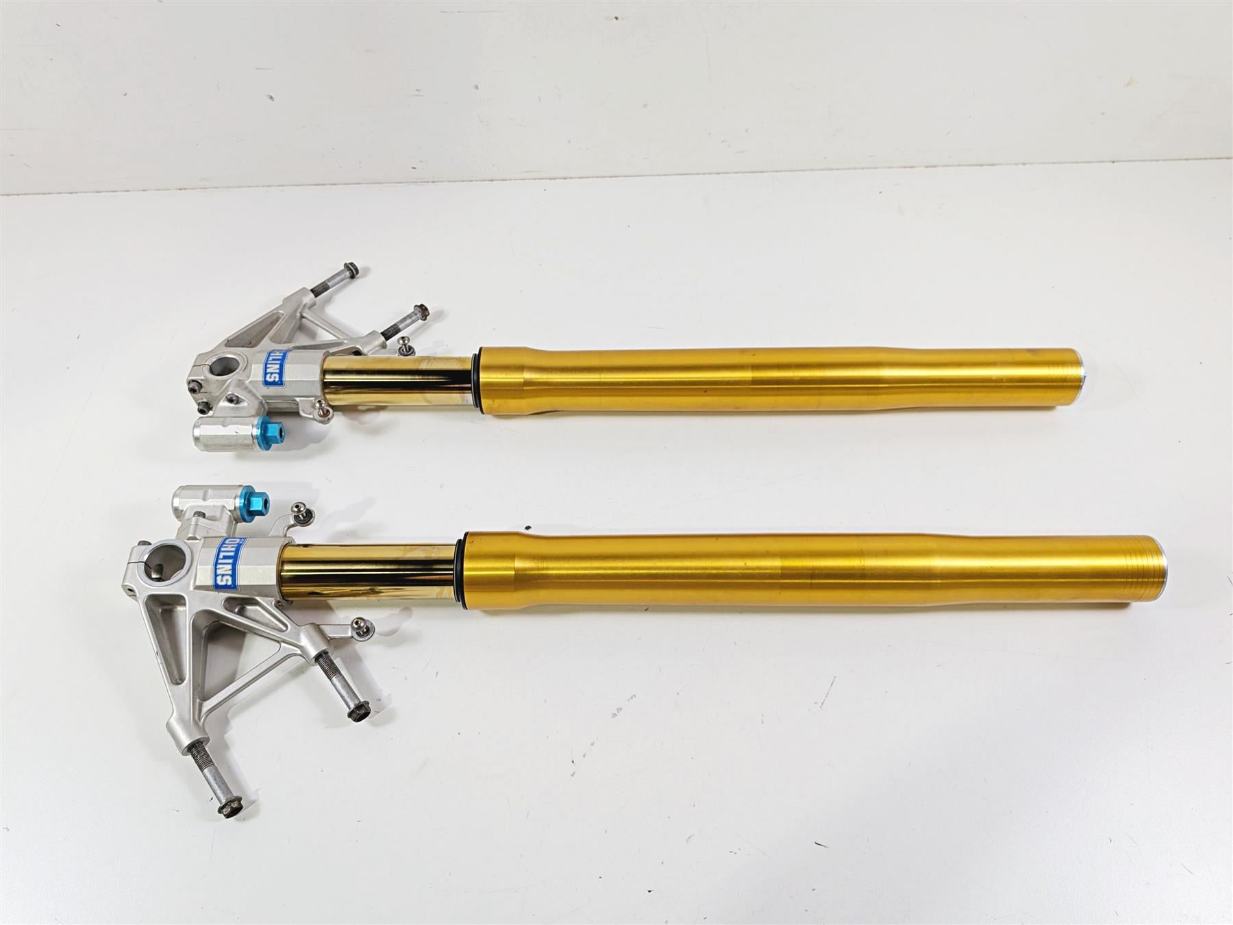 2008 Aprilia RSVR 1000 Factory Ohlins Front Fork Leg Set AP8163062 AP8163063
