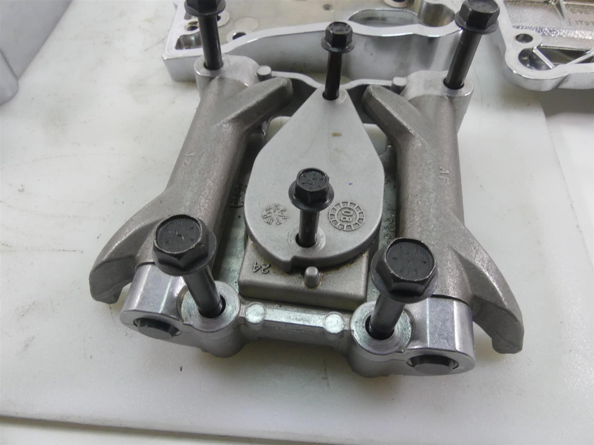 2009 Harley Dyna FXDF SE CVO Fat Bob Chrome Valve Cover Rocker Box Set 17571-99 {{ shop.shopifyCountryName }} - Mototech271