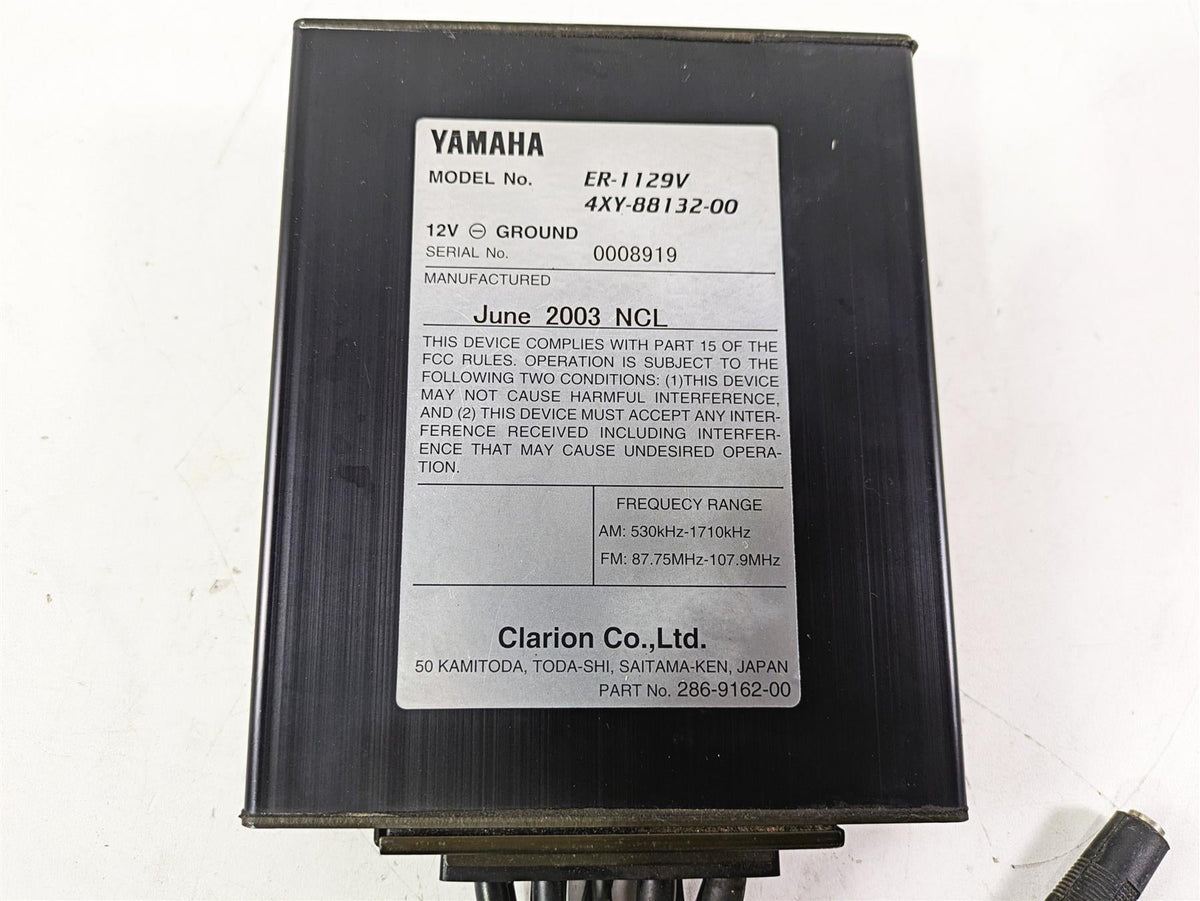 2004 Yamaha XVZ1300 Royal Star Amp Audio Amplifier ER-1129V 4XY-88132-00-00 {{ shop.shopifyCountryName }} - Mototech271