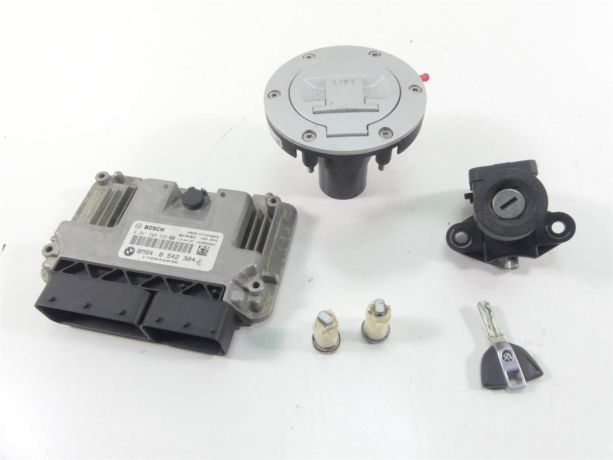 2013 BMW R1200GS GSW K50 Cdi Ecm Ecu Ignition Switch Key Lock Set 8542304 {{ shop.shopifyCountryName }} - Mototech271