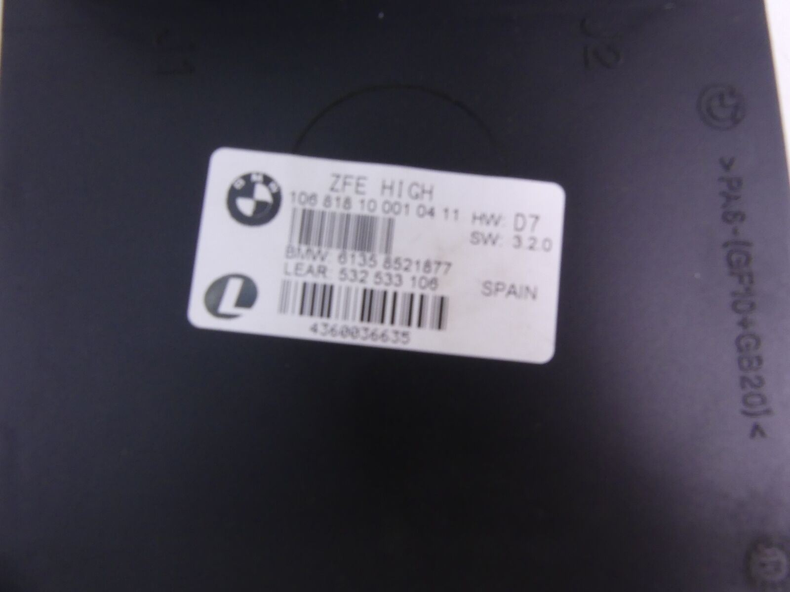 2011 BMW R1200GS R 1200 GS K25 Central Chassis Electronics Module 61358521877 {{ shop.shopifyCountryName }} - Mototech271