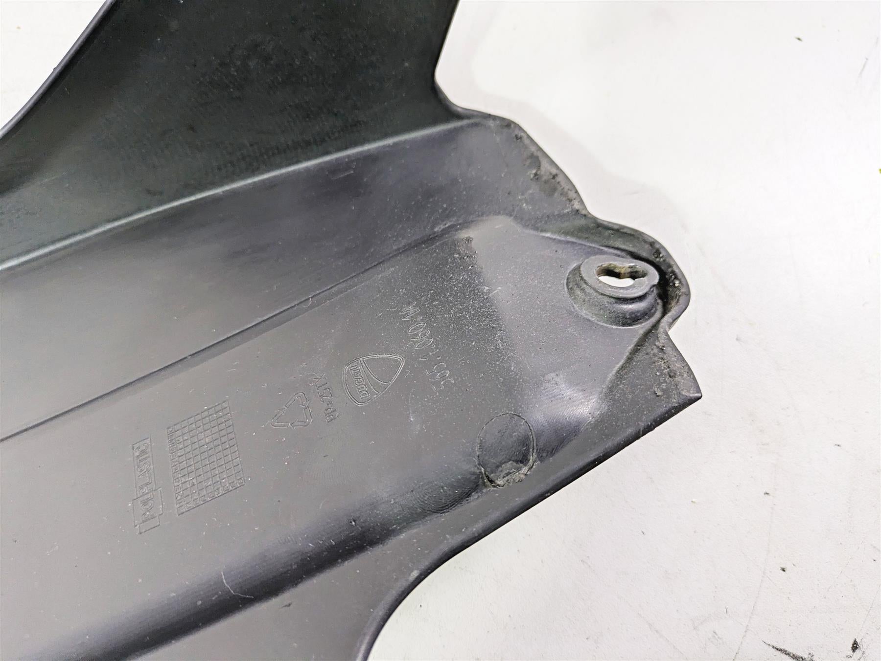 2013 Ducati Hyperstrada 821 Lower Rear Fender Mud Flap 56510601a {{ shop.shopifyCountryName }} - Mototech271