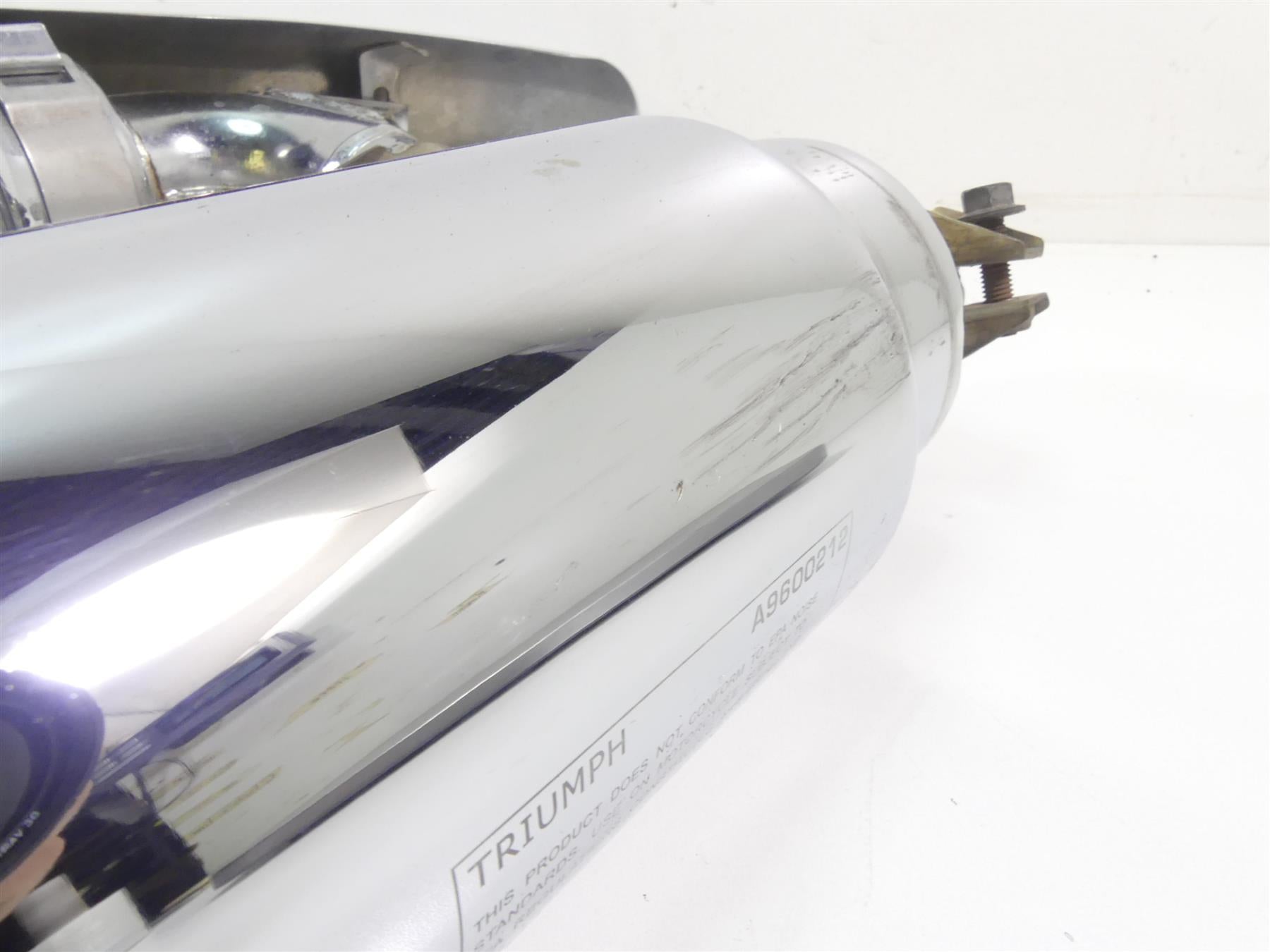 2013 Triumph Rocket 3 Touring Exhaust Pipe Mufflers - No Road Use A9600212 {{ shop.shopifyCountryName }} - Mototech271