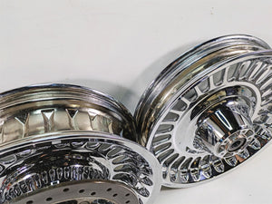 2010 Harley Touring FLHTCU Electra Glide Front Rear Chrome Wheel Set 43300161 | Mototech271