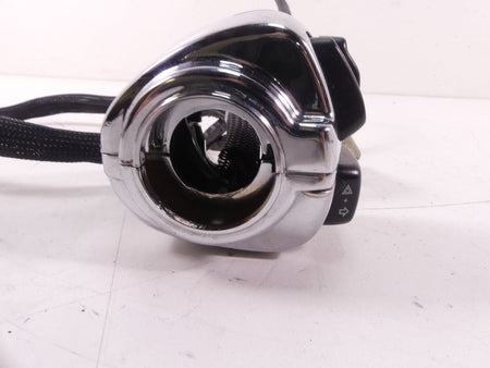 2007 Harley Softail CVO FXSTS Springer Left Light Chrome Control Switch 71597-96 {{ shop.shopifyCountryName }} - Mototech271