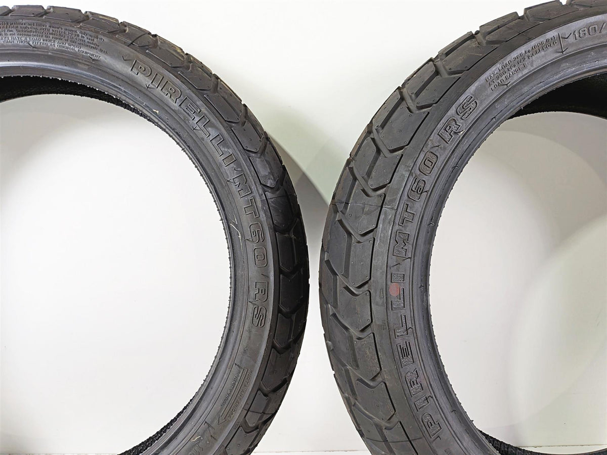 Used Front Rear Motorcycle Tire Set Pirelli Mt60 Rs 2504100-Mototech271