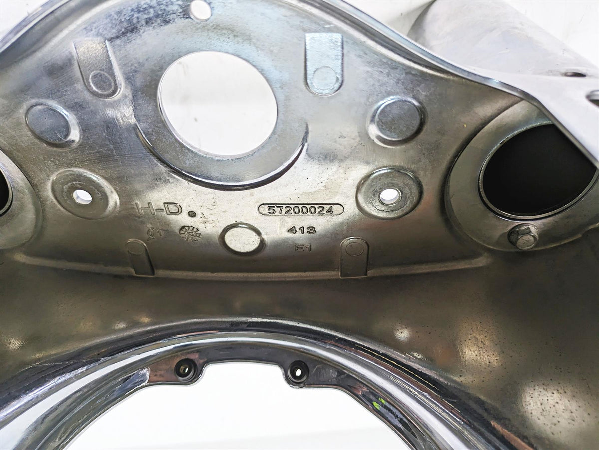 2012 Harley FLD Dyna Switchback Chrome Headlight Head Light Nacelle Set 61400078 {{ shop.shopifyCountryName }} - Mototech271
