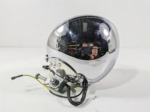 2003 Harley FLSTC Softail Heritage 100th 7" Chrome Headlight Lamp 67903-00 | Mototech271