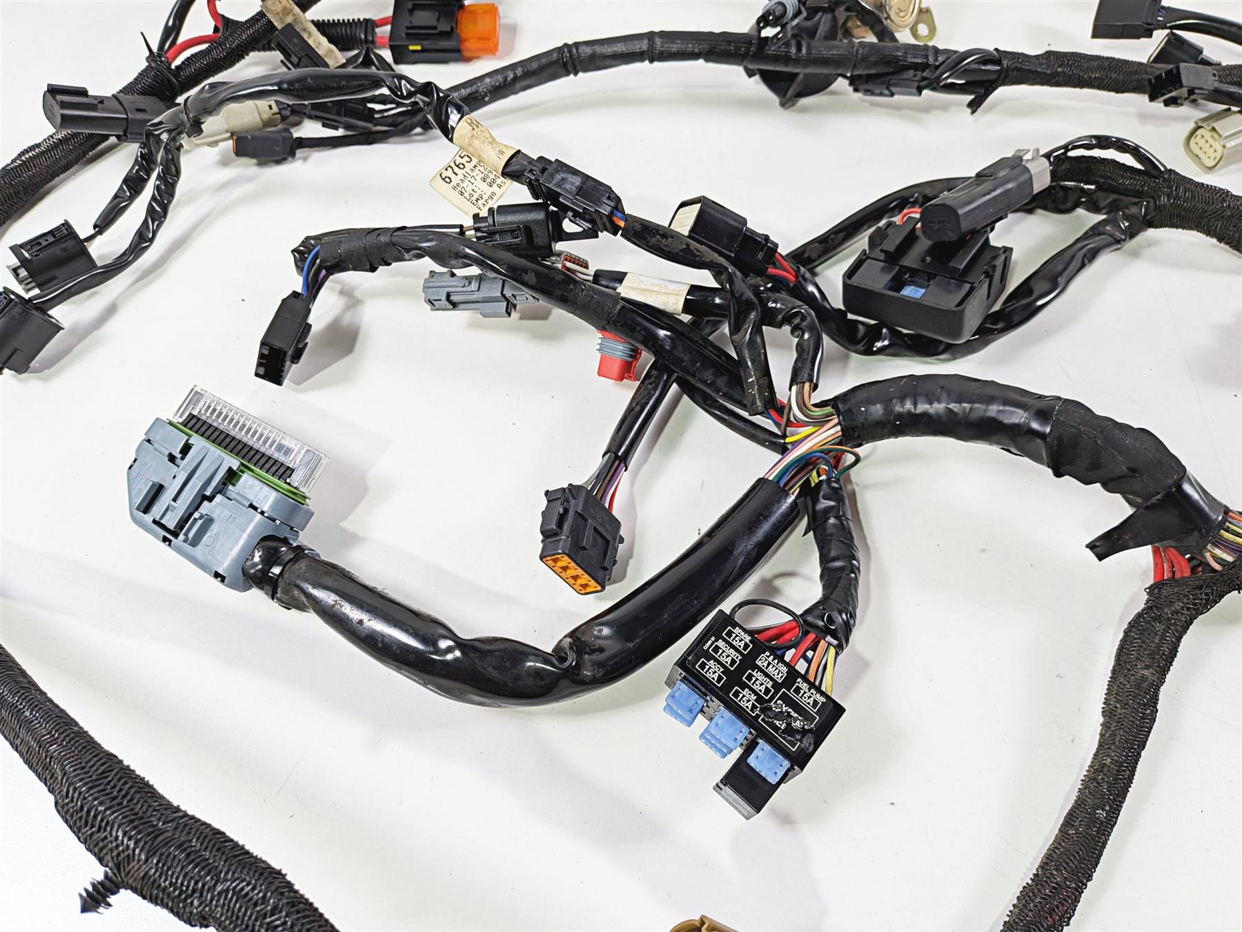 2013 Harley VRSCDX Night Rod Special ABS Main & Engine Wiring Harness Loom - No Cuts 69200093-Mototech271