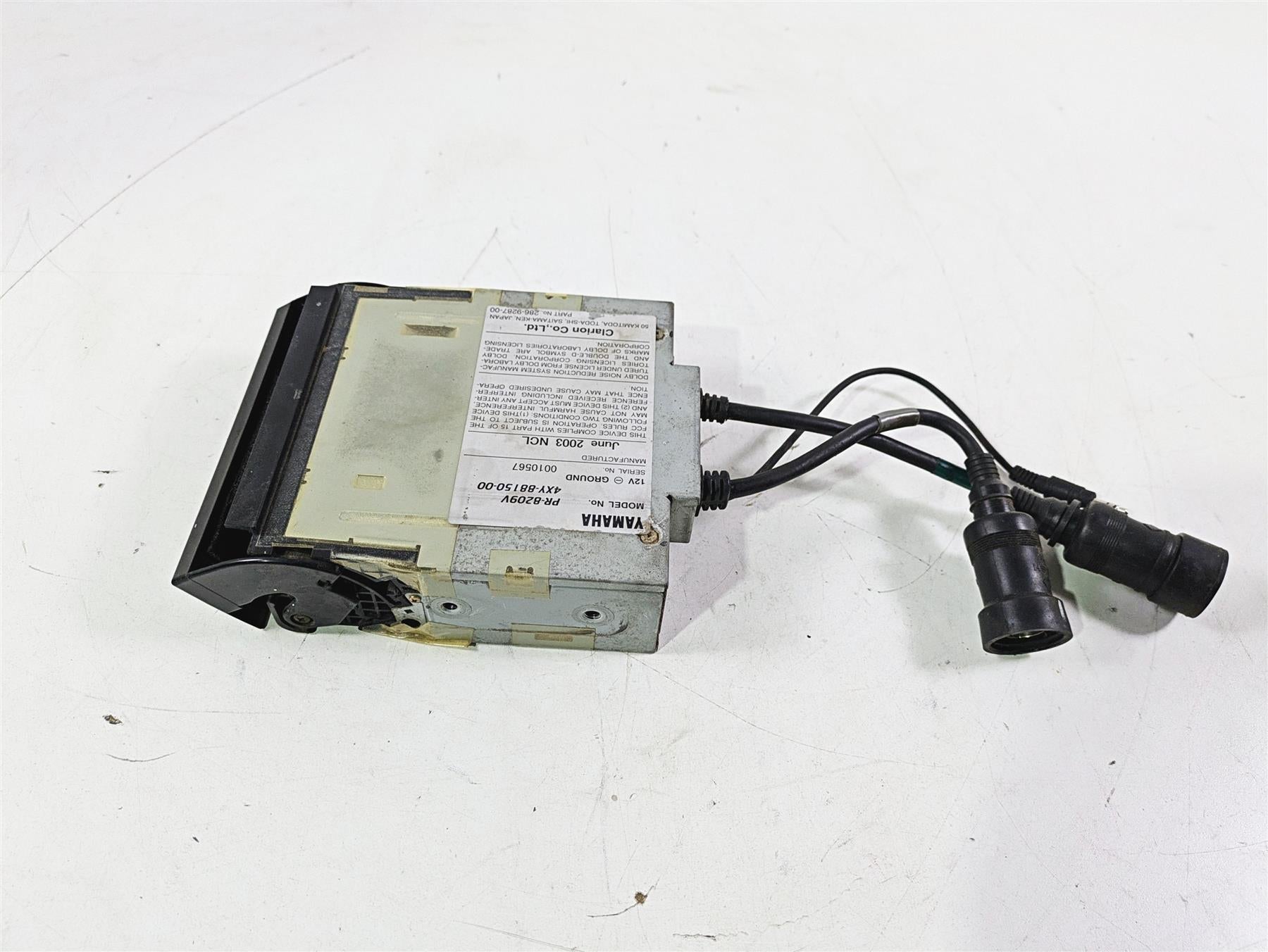 2004 Yamaha XVZ1300 Royal Star Cassette Deck Player Stereo PR-8209V 4XY-88150-00 {{ shop.shopifyCountryName }} - Mototech271